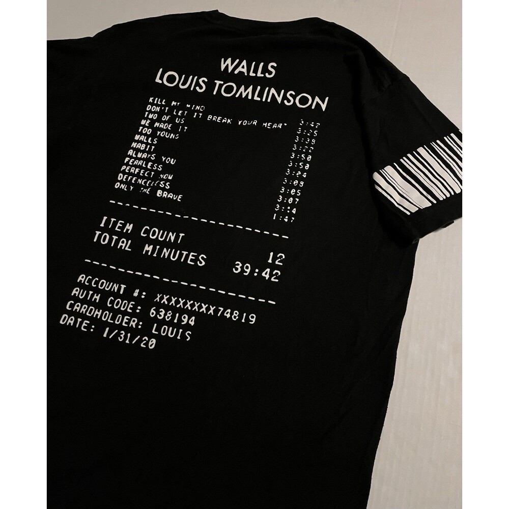 NEW Louis Tomlinson 2020 Walls Rock Music Album LARGE Tour Concert Vinyl NWOT